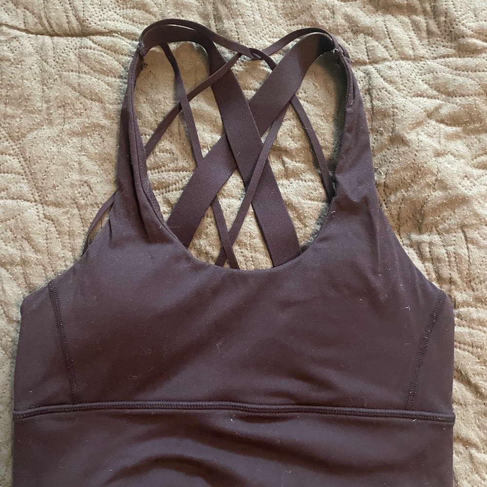 Balance Athletica Black Strappy Tank Top